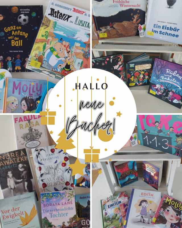Viele neue Bücher haben Einzug in die Bibliothek gehalten!
