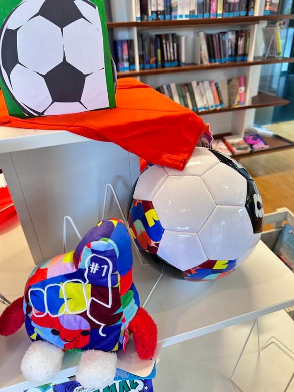 Bibliothek im Fussballfieber!