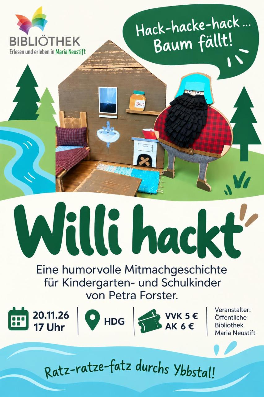 Lesespielstück Willi hackt - Petra Forster