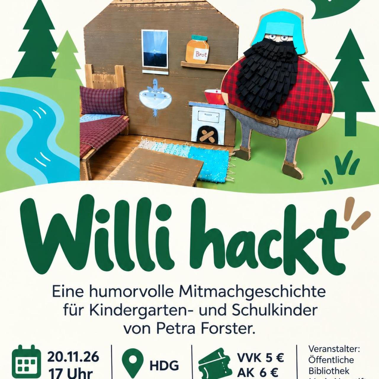 Lesespielstück Willi hackt - Petra Forster